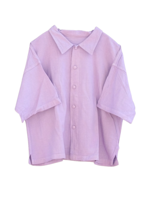 【select】[半袖]Covered button shirt from TAIWAN（くるみボタンシャツ）J-019