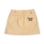 BEAMS GOLF ビームスゴルフ コーデュロイ ミニスカート M/ベージュ系 レディース