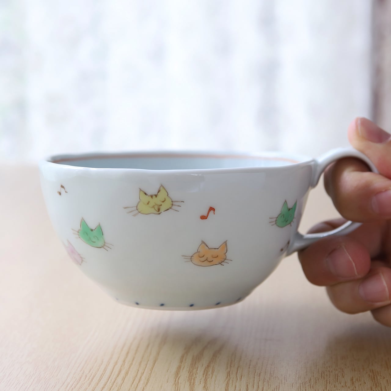うつわ藍水 ｜ カフェボール 猫 ｜ 波佐見焼 | にっこう生活館 ONLINE