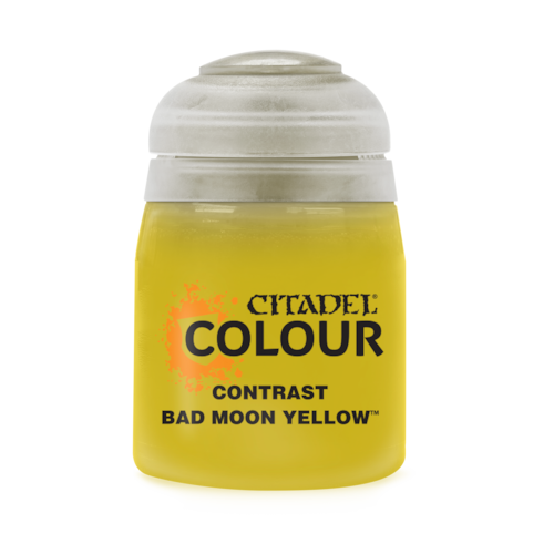 シタデルカラー コントラスト:バッドムーンイエロー　CONTRAST: BAD MOON YELLOW (18ML)