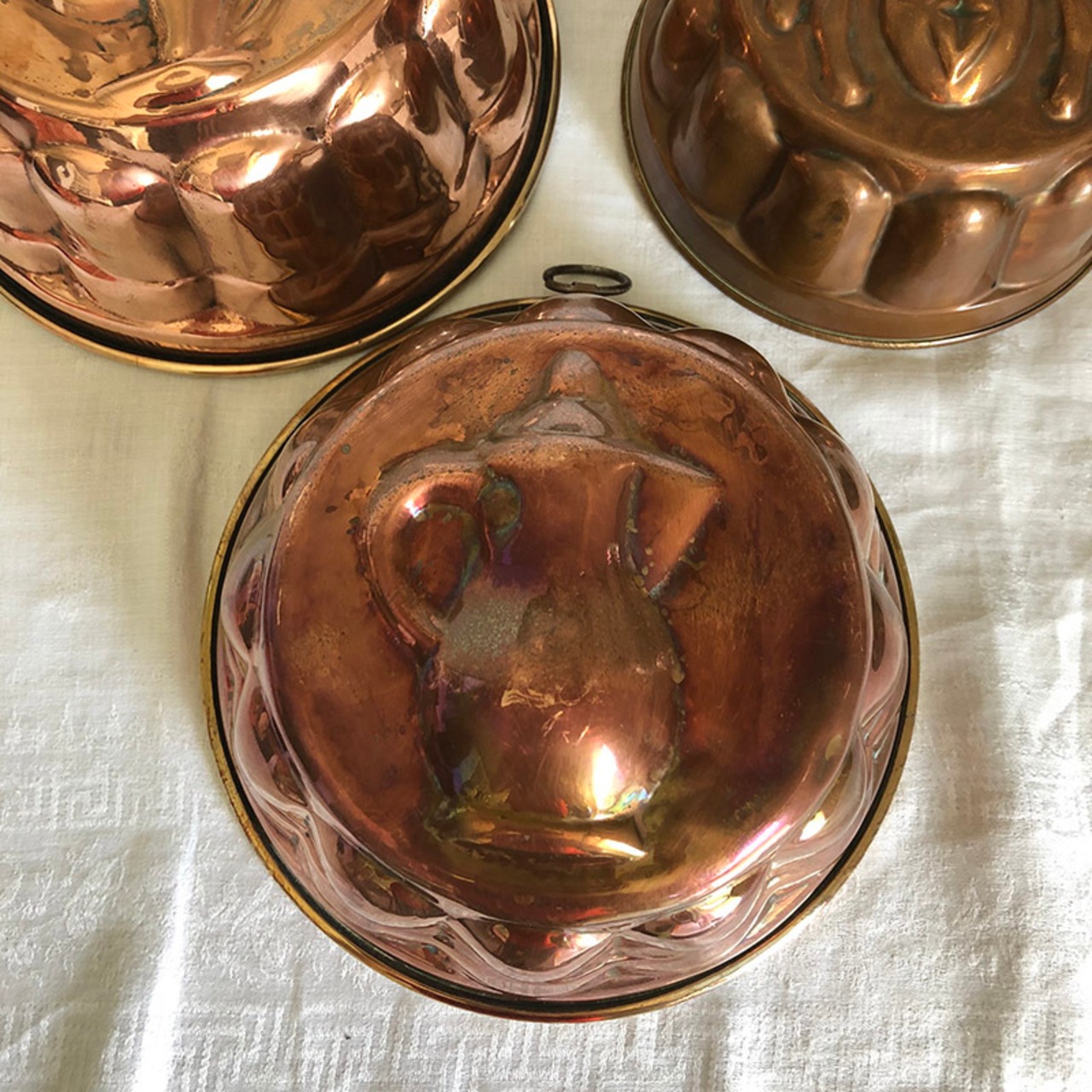 コッパーモールド ケーキ型・お菓子焼型　ポットのビスキュイドサヴォア