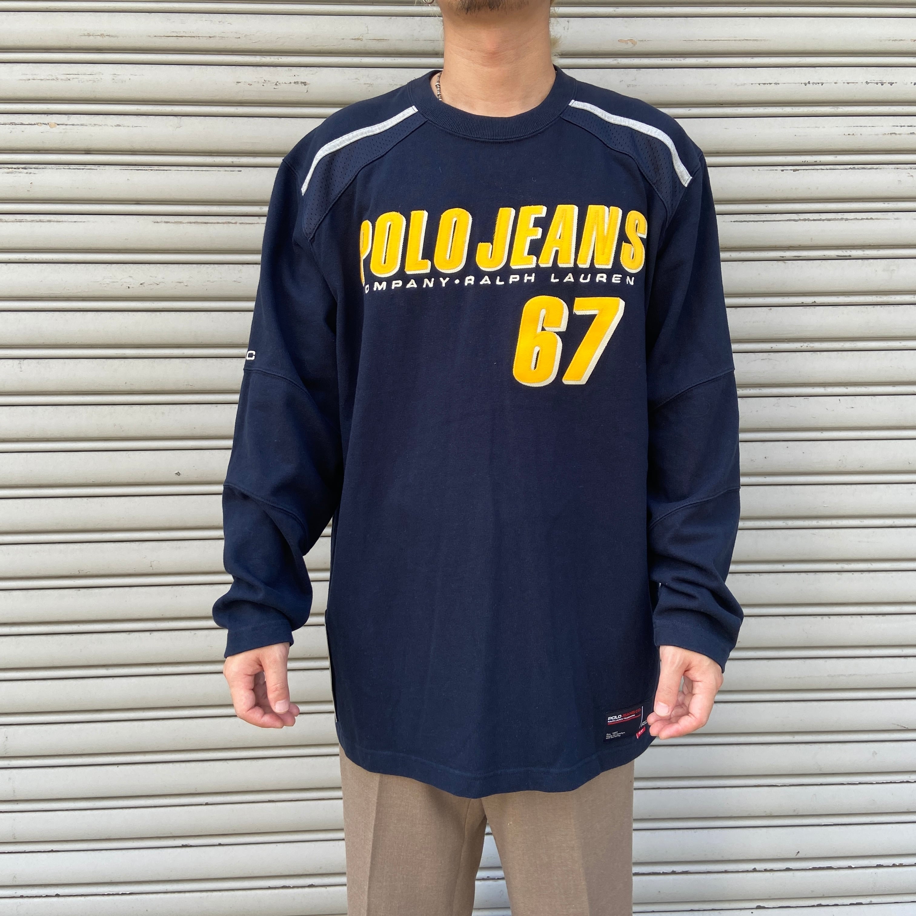 タグ付き未使用品 90s POLOJEANS ラルフローレン フットボール タグ付き未使用品 90s POLOJEANS ラルフローレン フットボール