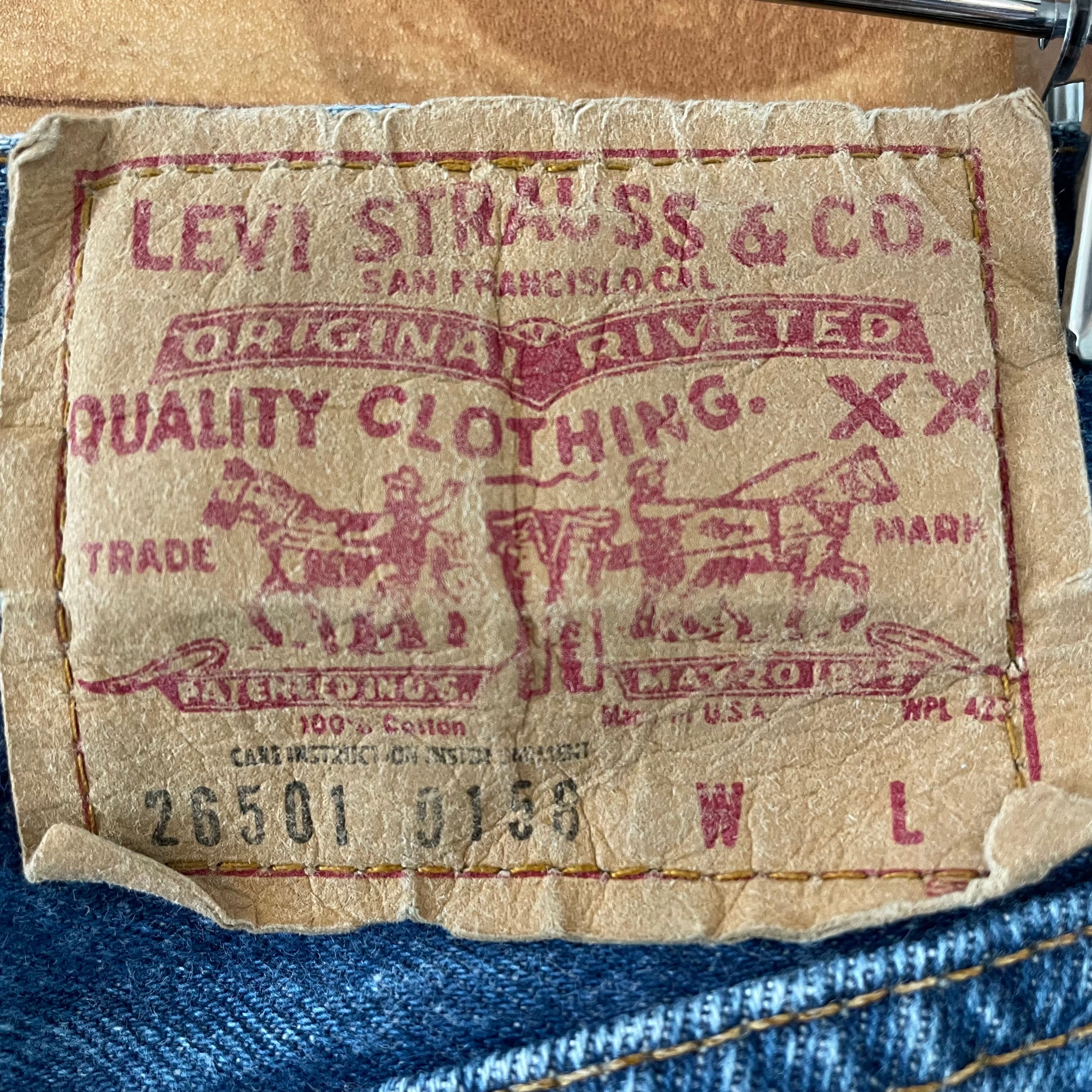 ☆90s Levi´s リーバイス 赤文字 501XX USA製 濃紺 W34-