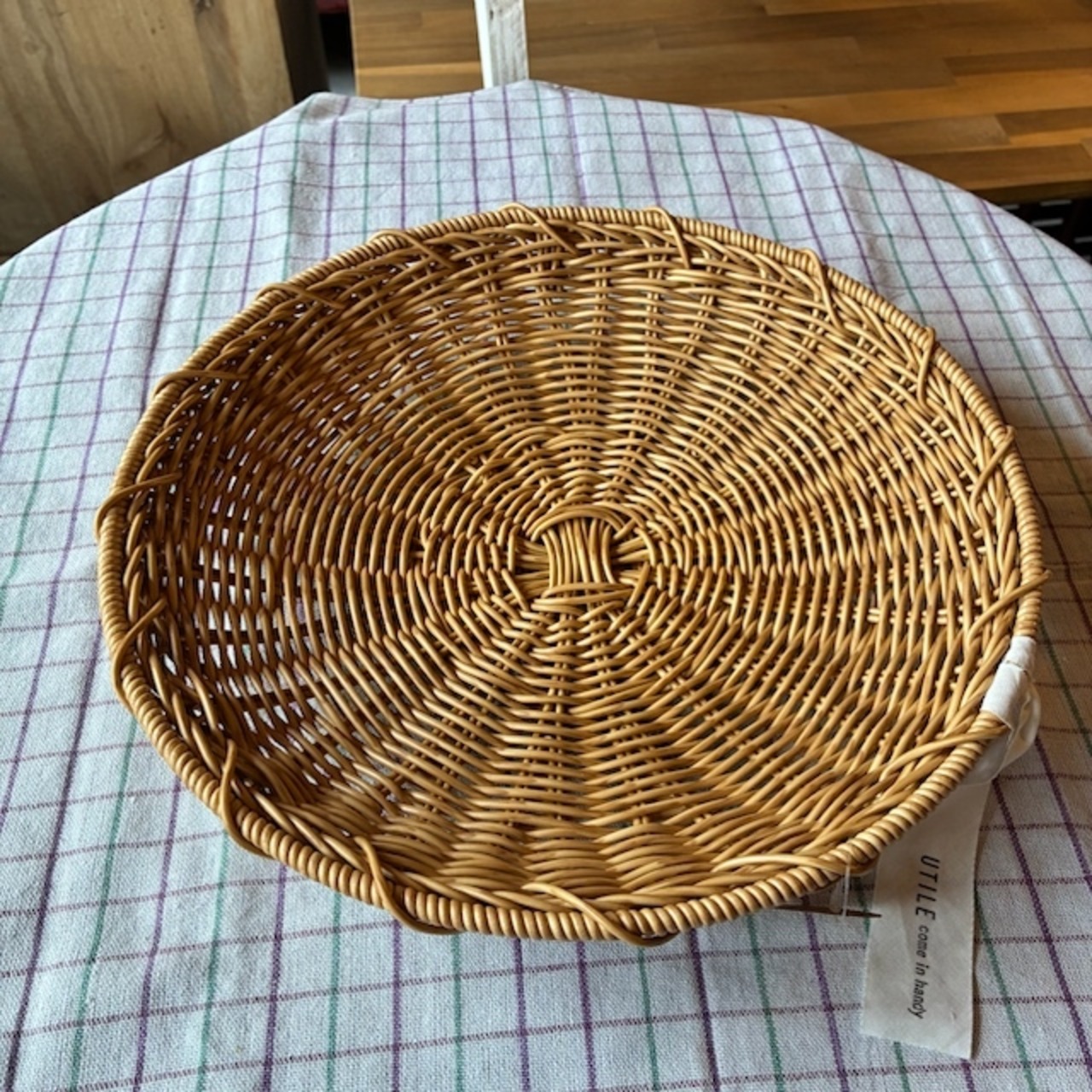 Util Nair Round Colander　ユティル ナイール ざるラウンド　L　そばザル　平ざる　バスケット　食器　ざるそば　そうめん　うどん