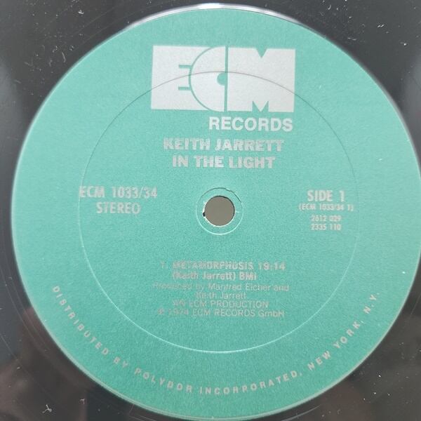 Keith Jarrett / In The Light [ECM 1033/34, 2612 029, 2335 110] - 画像4