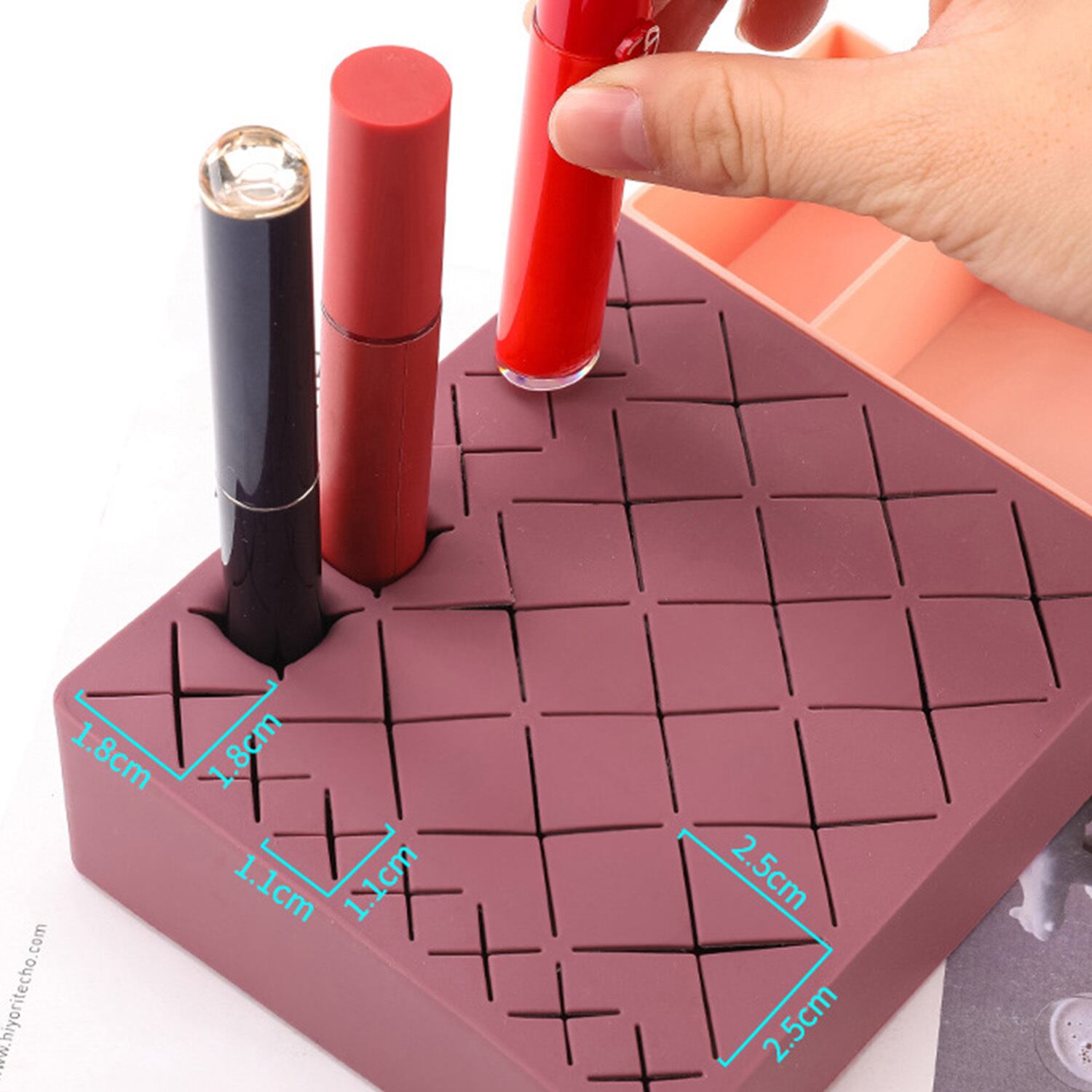リップ収納 ネイルラック ネイル置き 多機能 化粧品収納 口紅 収納