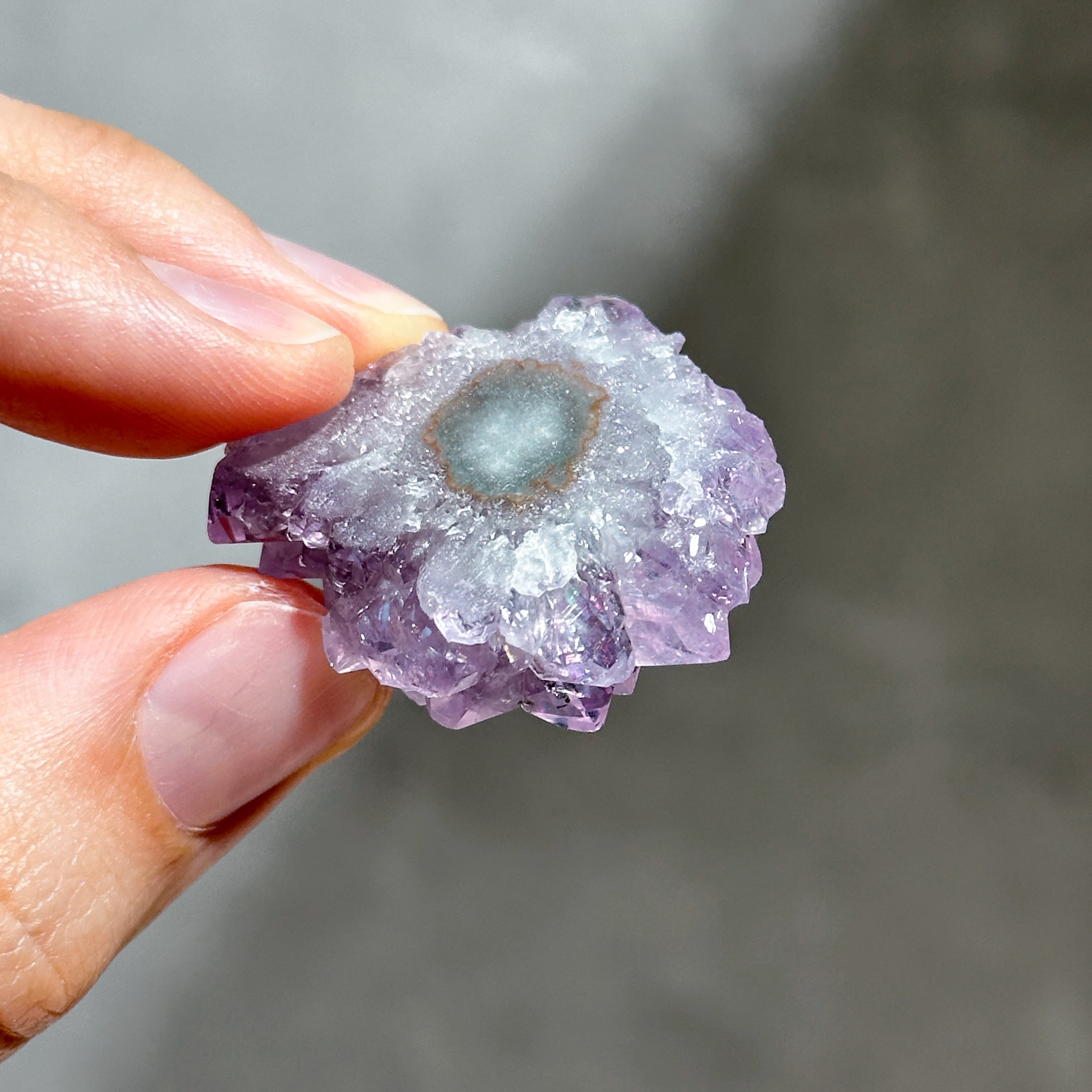 ウルグアイ産フラワーアメジスト 原石43◇ Flower Amethyst ◇天然石