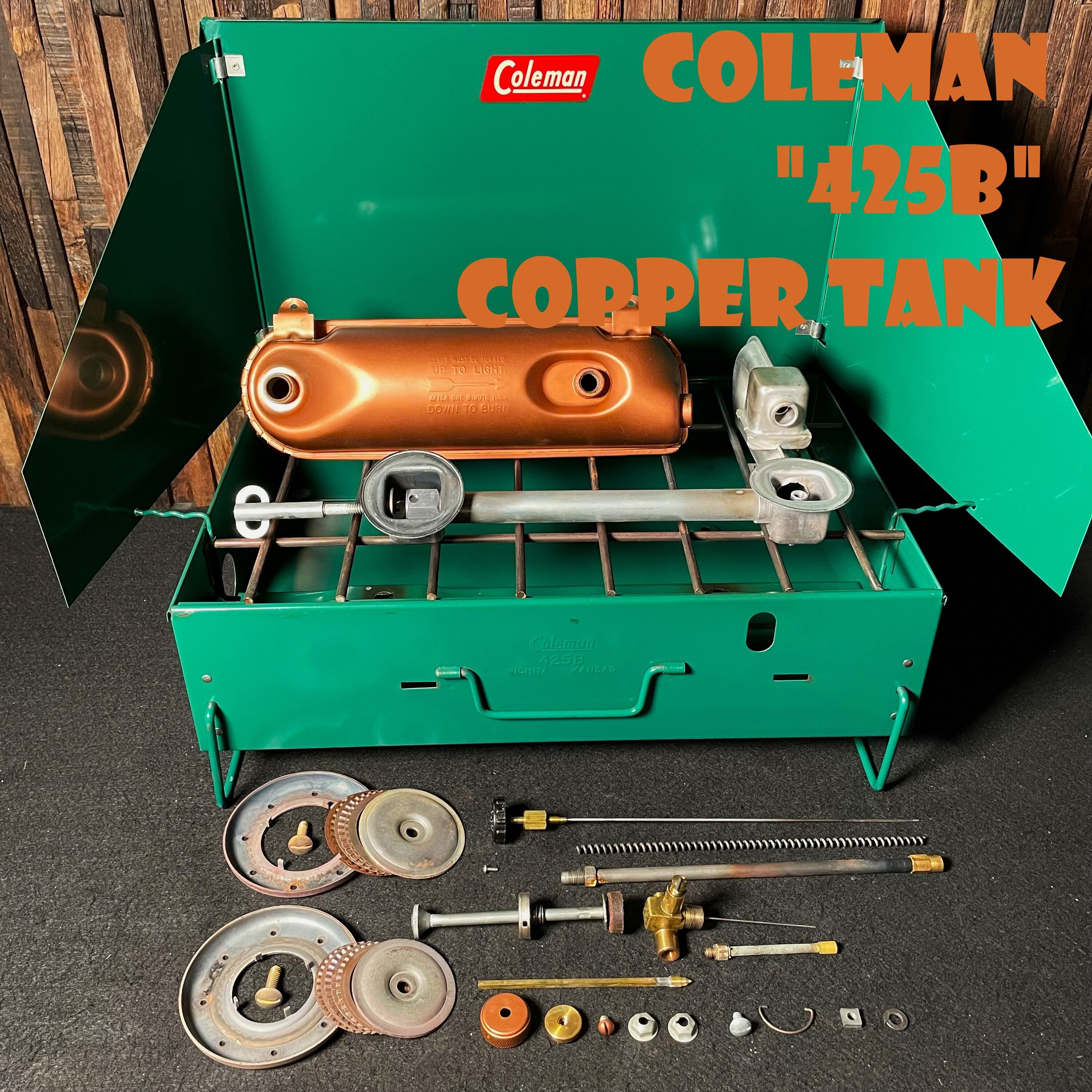 コールマン 425B 前期 ツーバーナー コッパ―タンク コンパクト