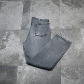rustler 先染め black denim pants