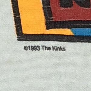 THE KINKS 'PHOBIA TOUR FRANK KOZIK 90s' FRUIT OF THE LOOM XL 1222