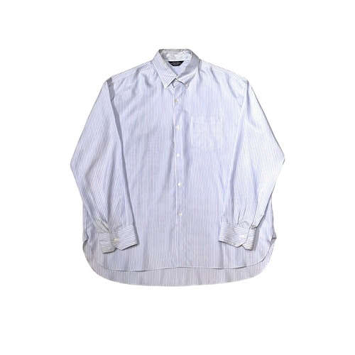 UNUSED - Silk Stripe Over Shirt (size-3) ¥16000+tax