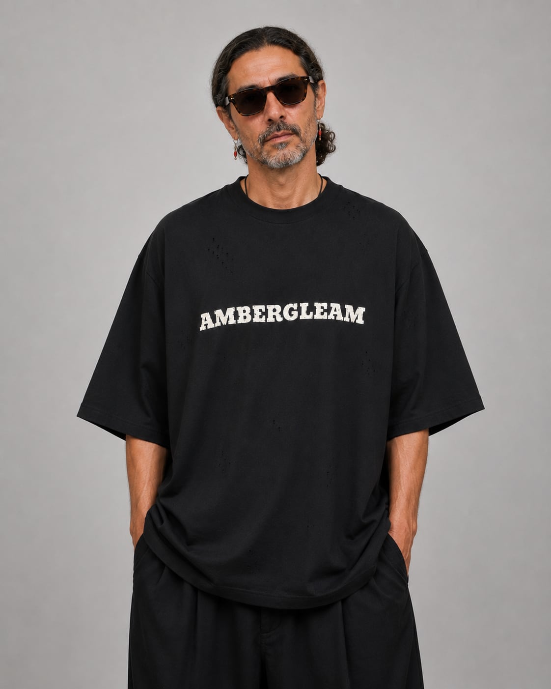 Damage LOGO T-Shirts|Black