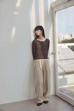 DU250733 Twill Tuck Pants 【T sizeあり】