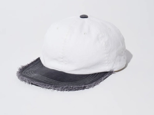 1000S/THOUSANDS” WASHED-OUT GENERAL CAP OFF WHITE×FADE BLACK”