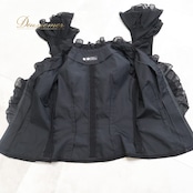 フラメンコ 衣装 ソニアジョーンズ SONIA JOHNES トップス ブラウス 黒 レース ダンス 発表会 フリル 軽い パーティ ブラック系 フラメンコ トップス レース ブラウス 軽量 おしゃれ シンプル 透け感 黒系 ダンス衣装 発表会用 レディース コンサート