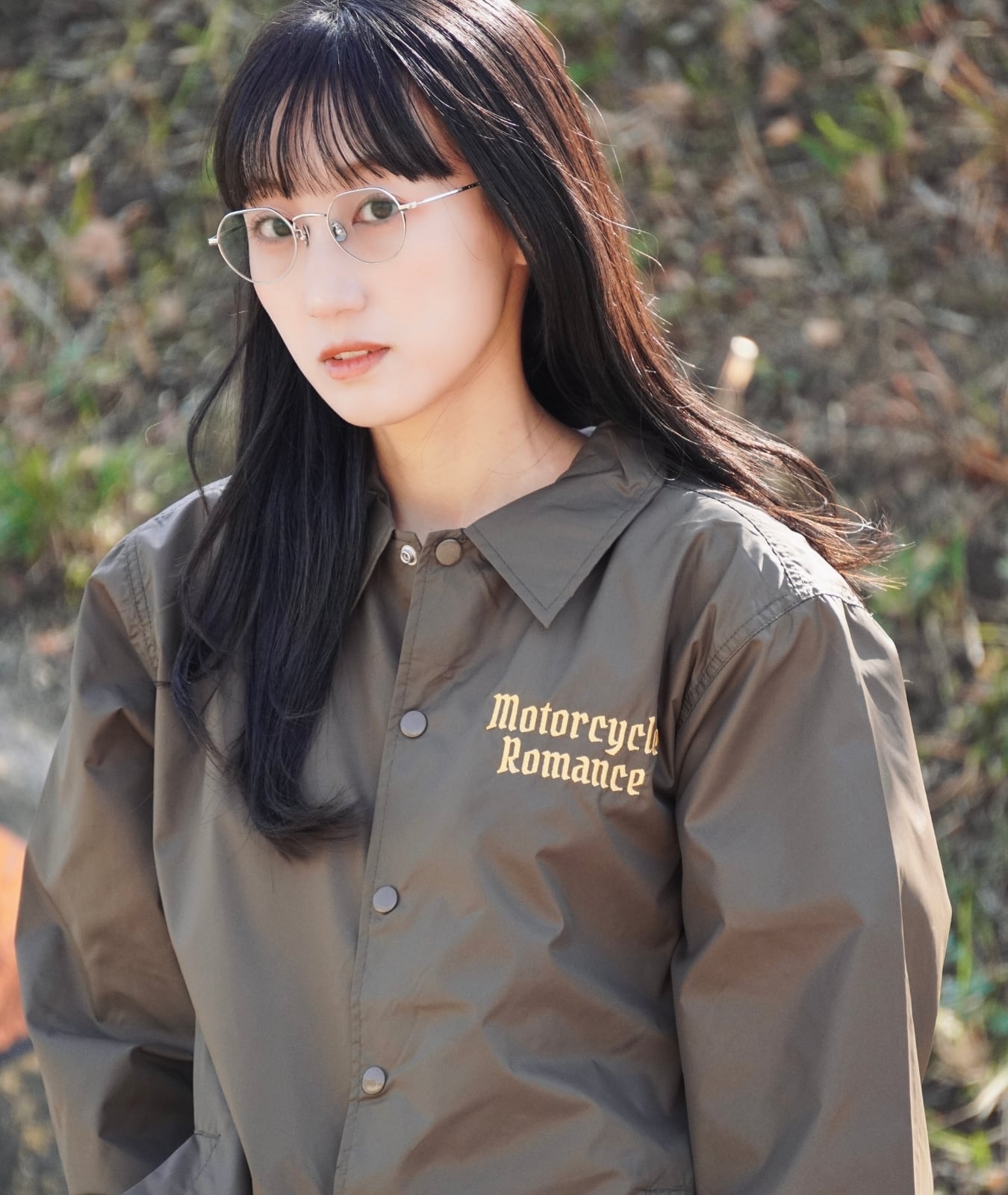BROWN】NYLON COACH JACKET | COCOROY