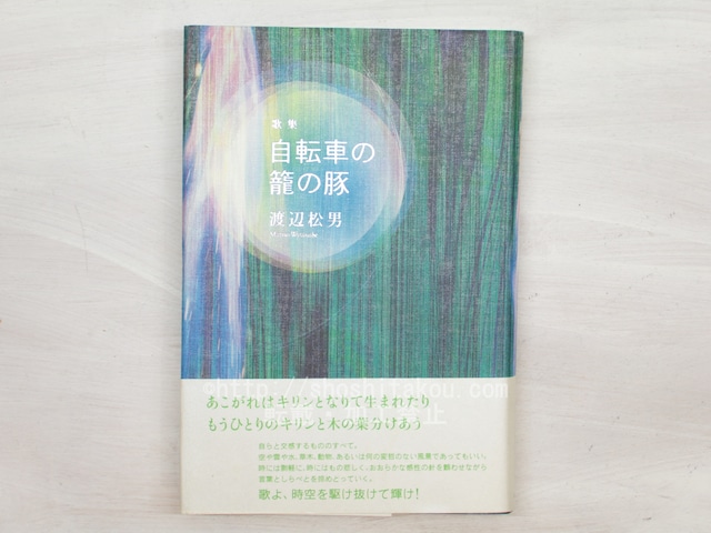 歌集　自転車の籠の豚　/　渡辺松男　　[33753]