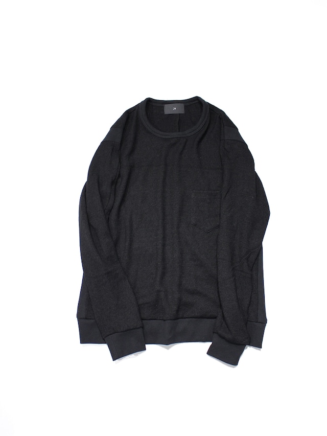 Garage.U.W BISHU DRAPING 2重織り LINEN WOOL LONG SLEEVE