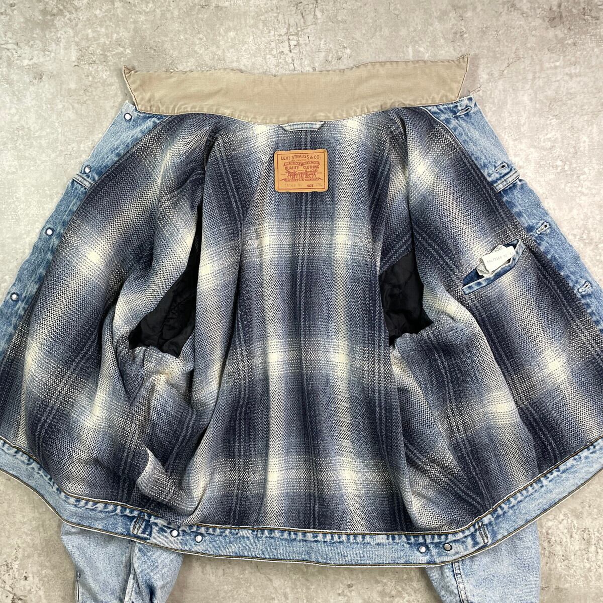 90年代 チュニジア製 Levi's ユーロリーバイス 71168 トラッカー 90年代 チュニジア製 Levi's ユーロリーバイス 71168 トラッカー