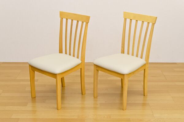 ☆定価30240円☆サニーダイニング チェア（2脚入）BR/NA