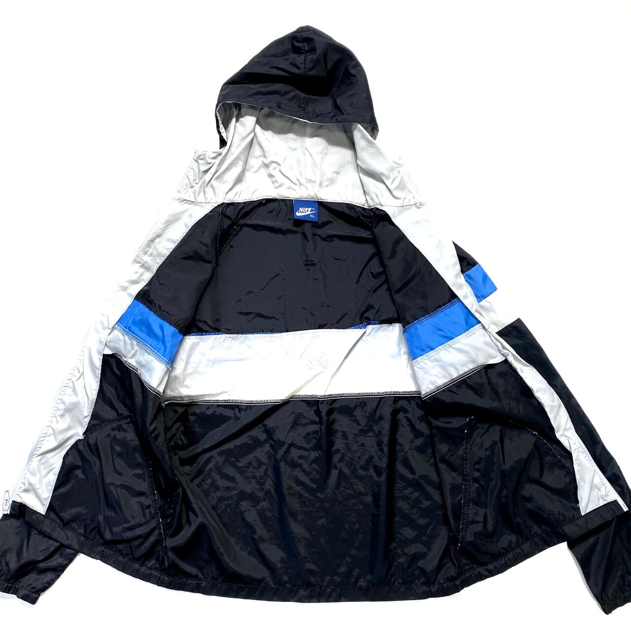 訳あり特価 80年代 紺タグ ナイキ ナイロンパーカー 表記XL メンズS