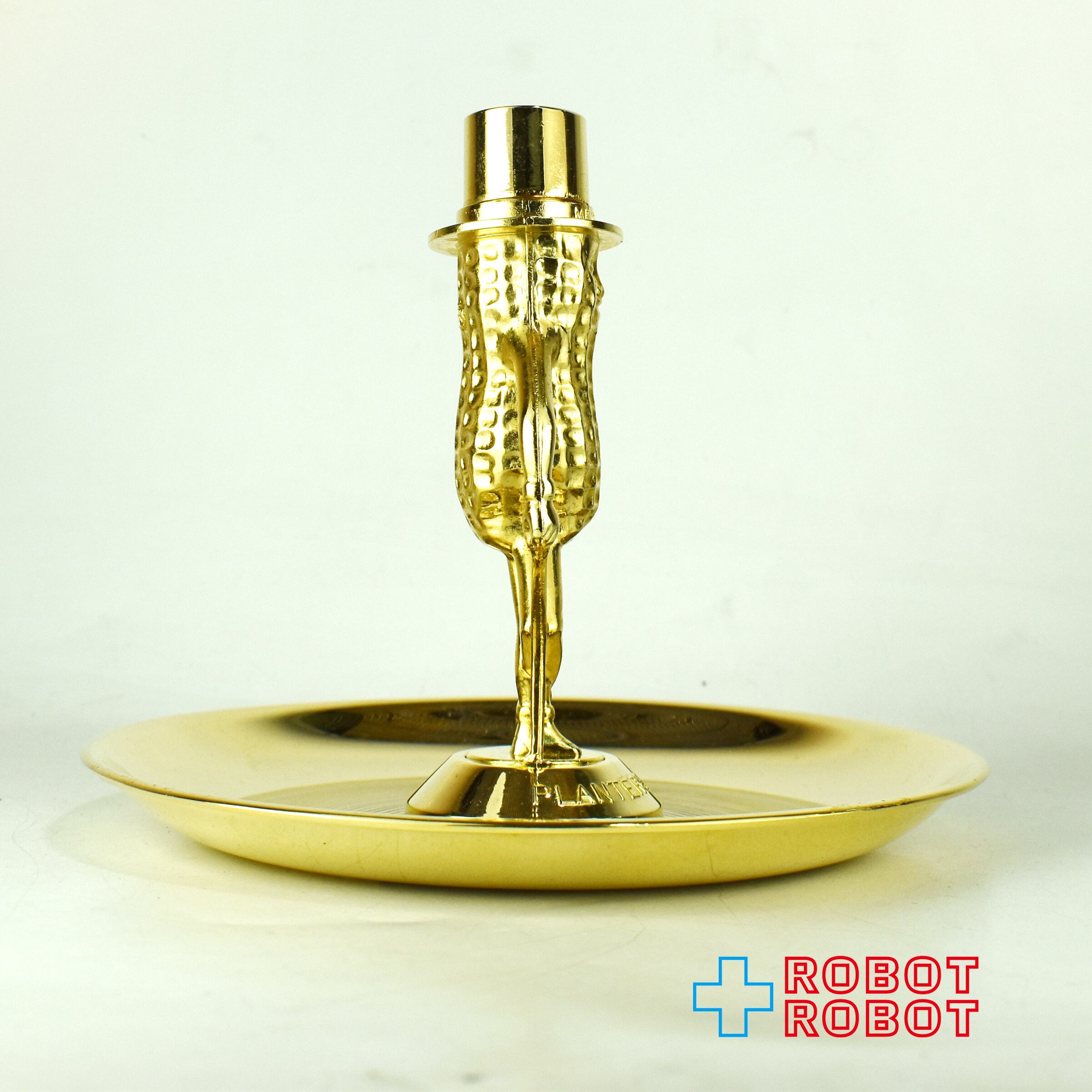 ミスターピーナッツ MR PEANUT 灰皿 トレイ プランターズ ビンテージ ミスター・ピーナッツ ゴールドメタルトレイ 灰皿 メイドインUSA 企業