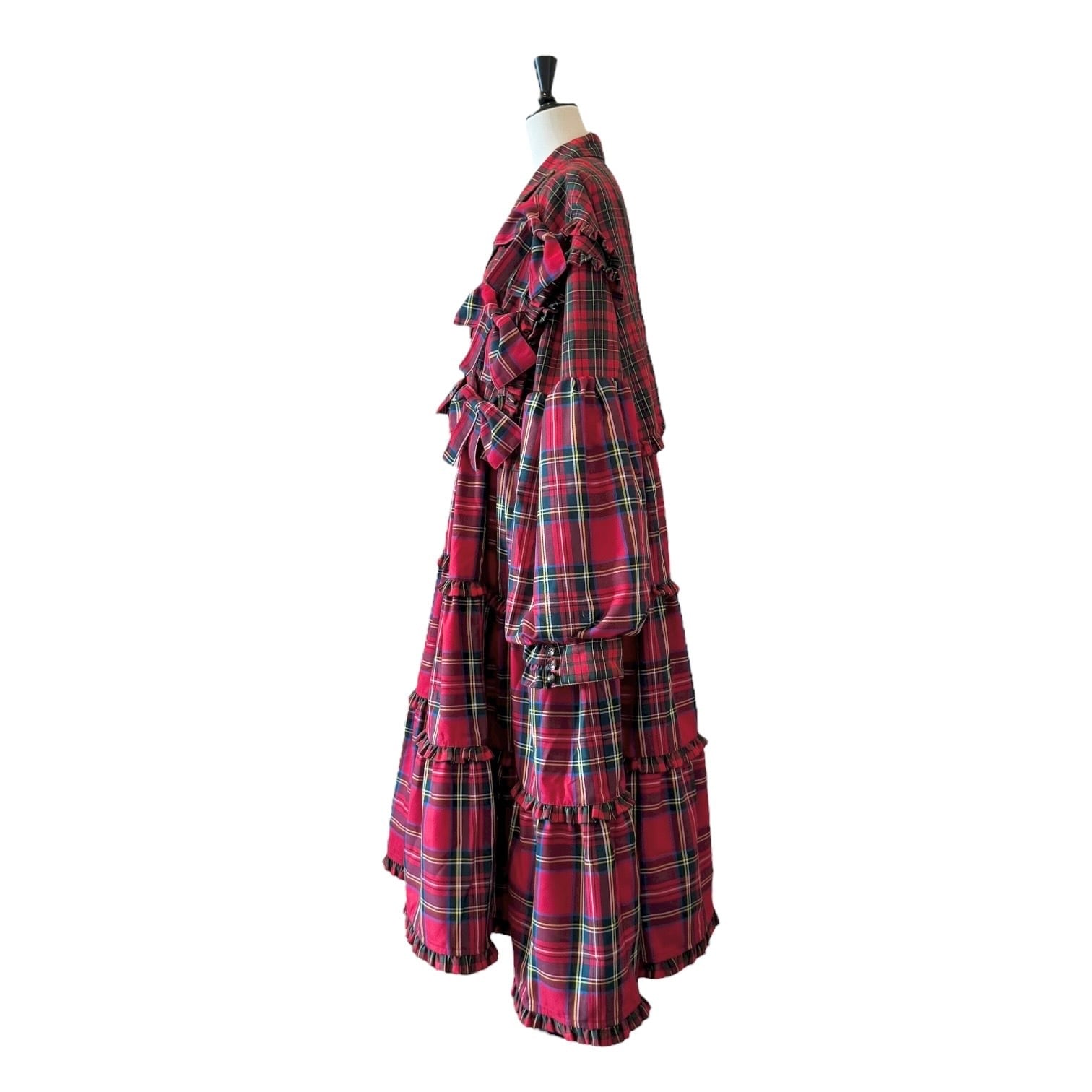 リボンドッキングスーツワンピース RED