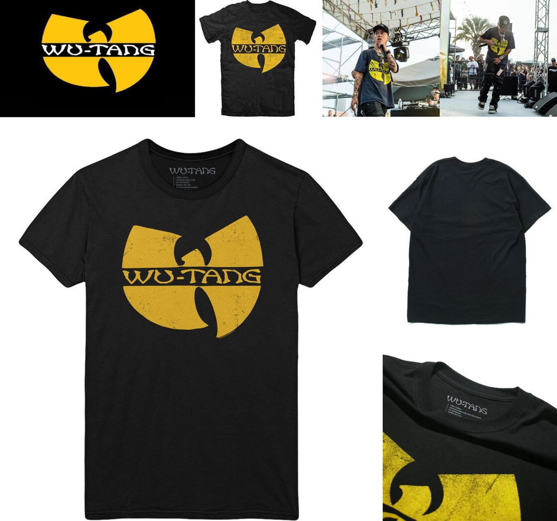 送料無料】WU-TANG CLAN ウータンクラン ライセンスTシャツ ブラック 