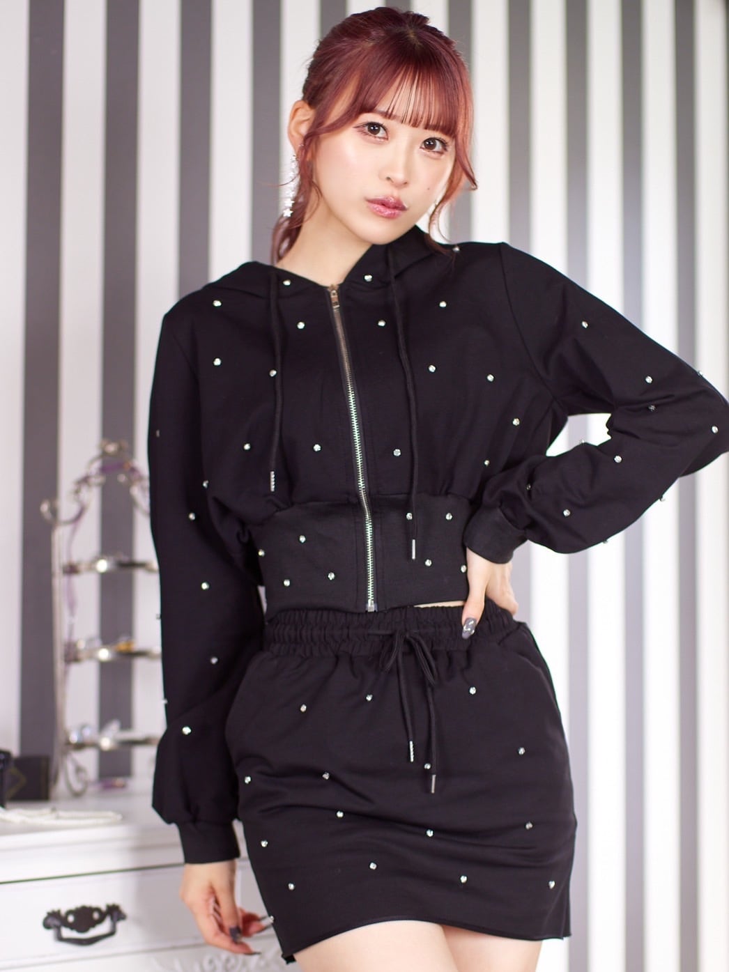 キラキラビジューセットアップ