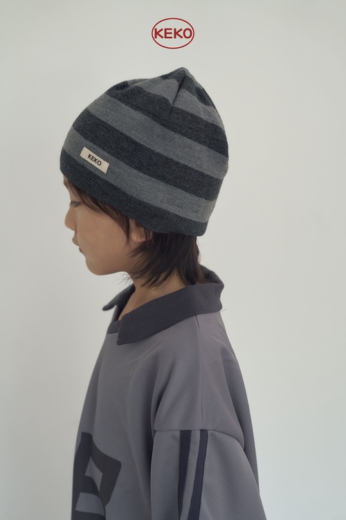 KEKO［取寄］band stripe beanie 26autumn K밴드줄비니