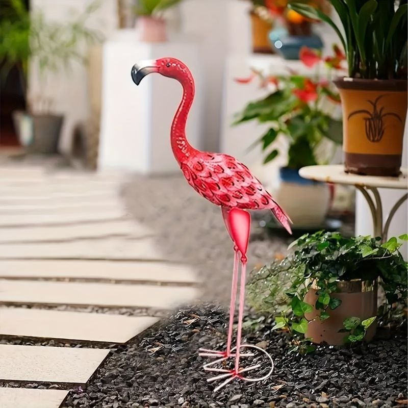 ガーデン オブジェ フラミンゴ 置物 オーナメント おしゃれ かわいい