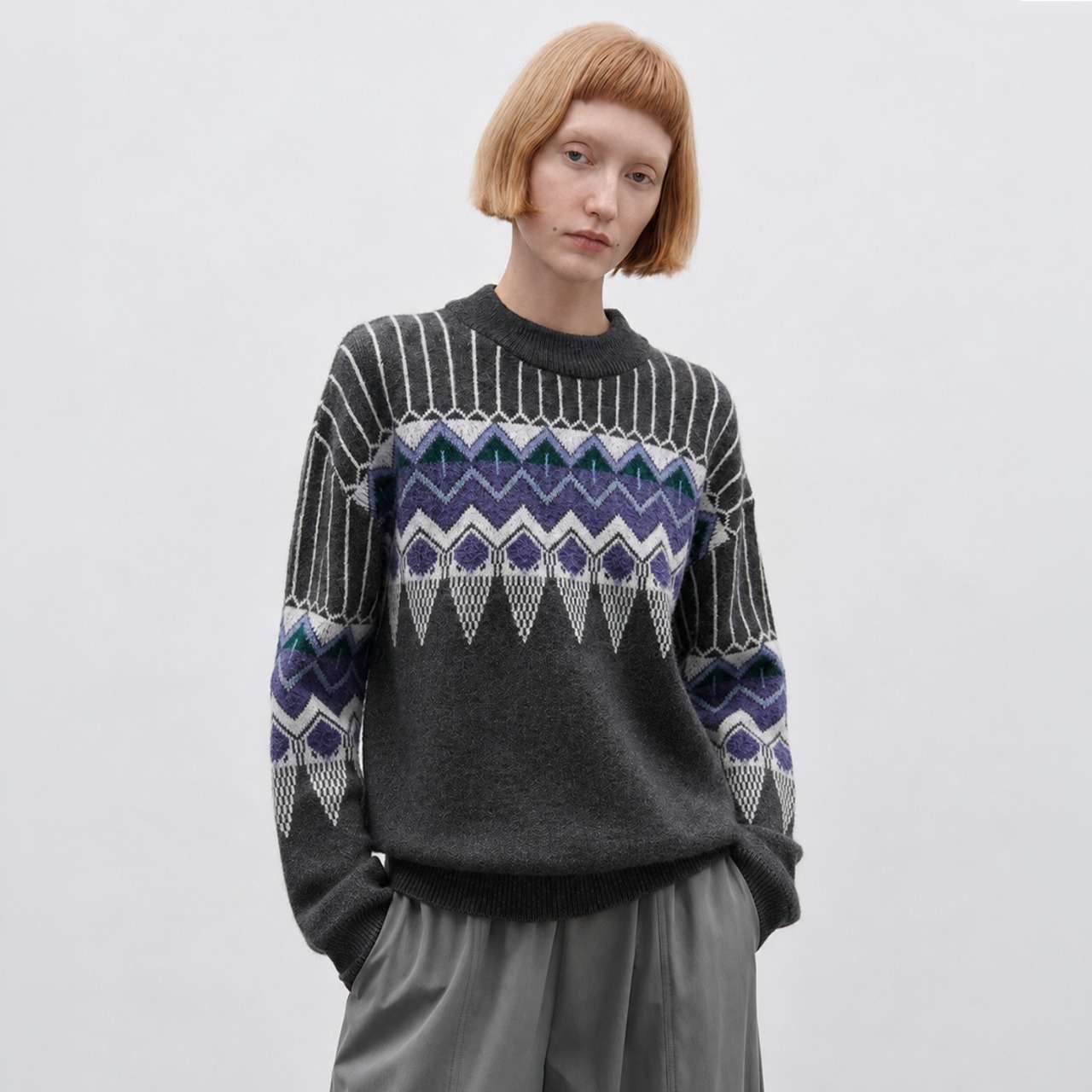 Nordic jacquard knit A00255