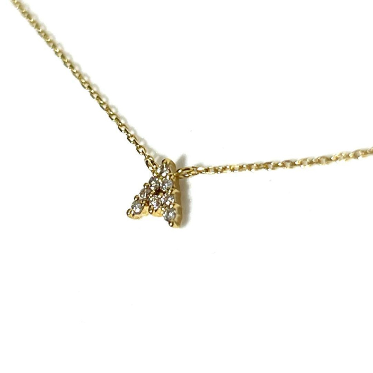 イニシャルA】エテ ete レディース レタード ダイヤモンド ネックレス  