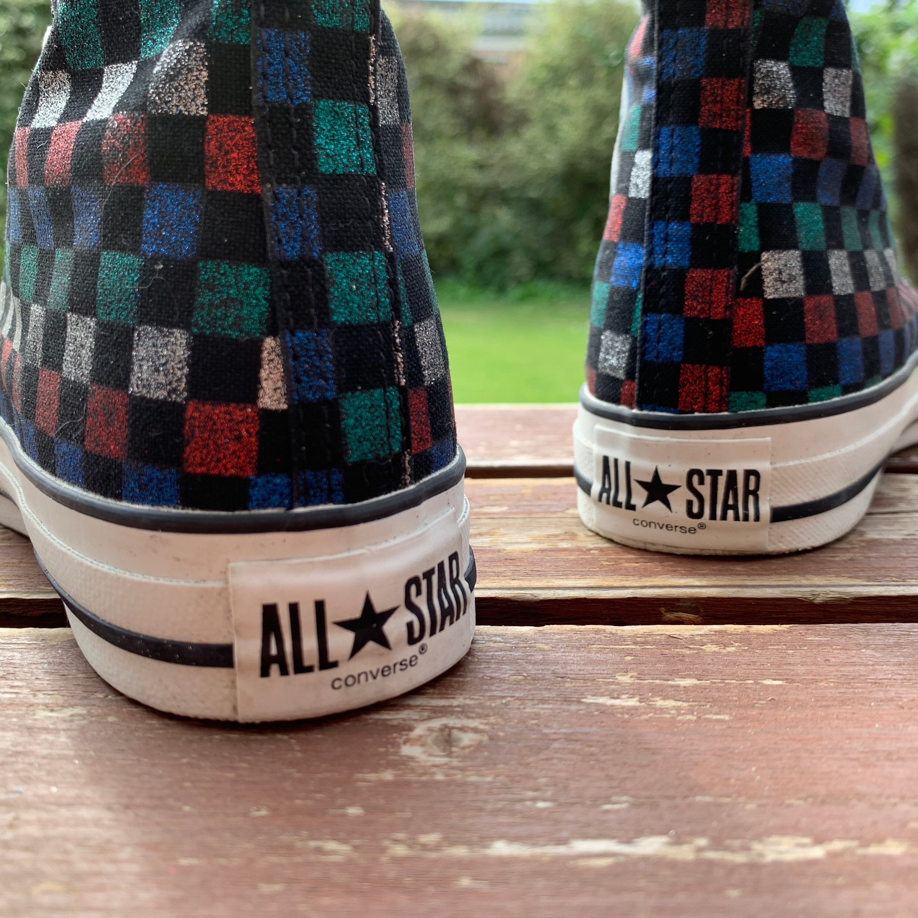 ☆新同☆24.5㎝☆ 90's日本製！コンバース オールスター HI W557 90's日本製！converse ALL STAR HI コンバース オールスター ハイ W557