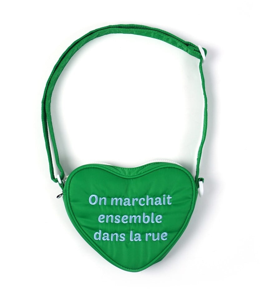 予約【noonoosoom】Heart Bag (Green)