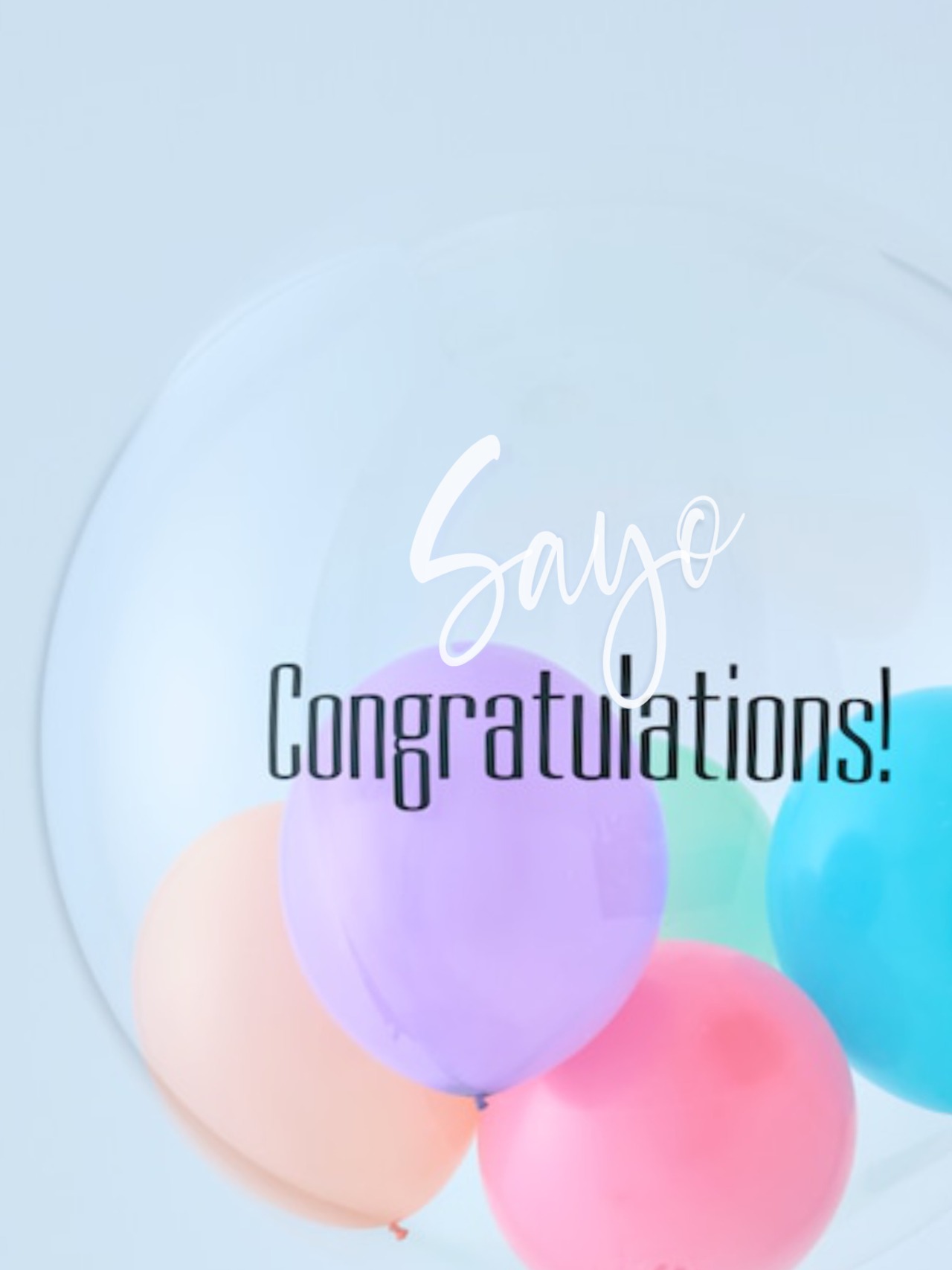 BUBBLE BALLOON　sizeM　カラフル