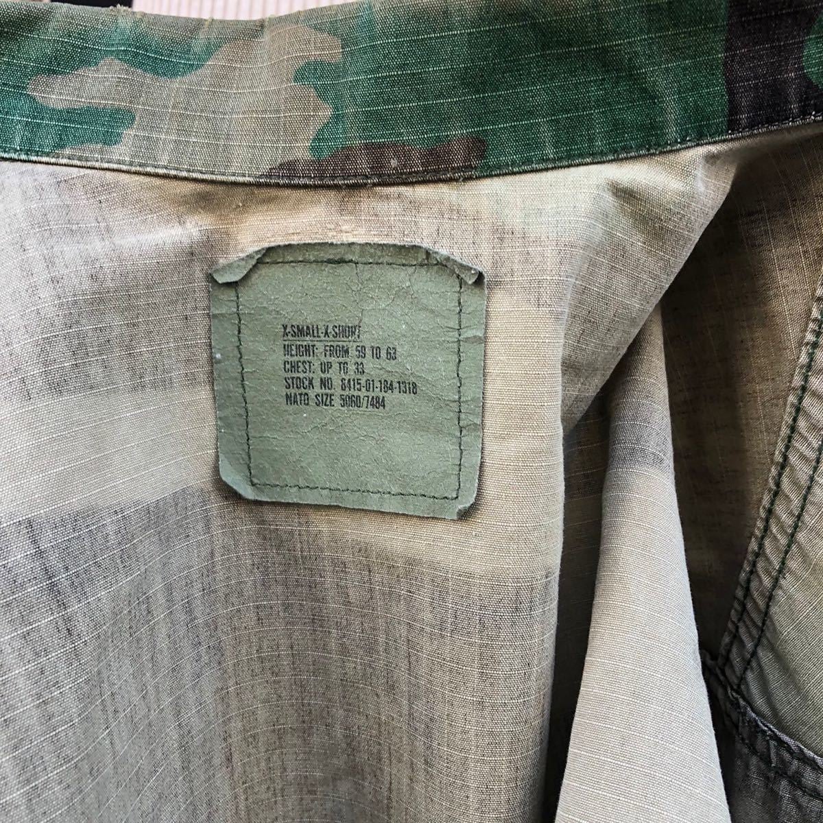 80s 米軍 実物 USMC BDUジャケット ミリタリージャケット ミリタリー 
