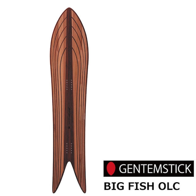 予約商品 26-27 GENTEMSTICK BIG FISH OUTLINE CORE 163cm ゲンテンスティック ビック フィッシュ アウトラインコア