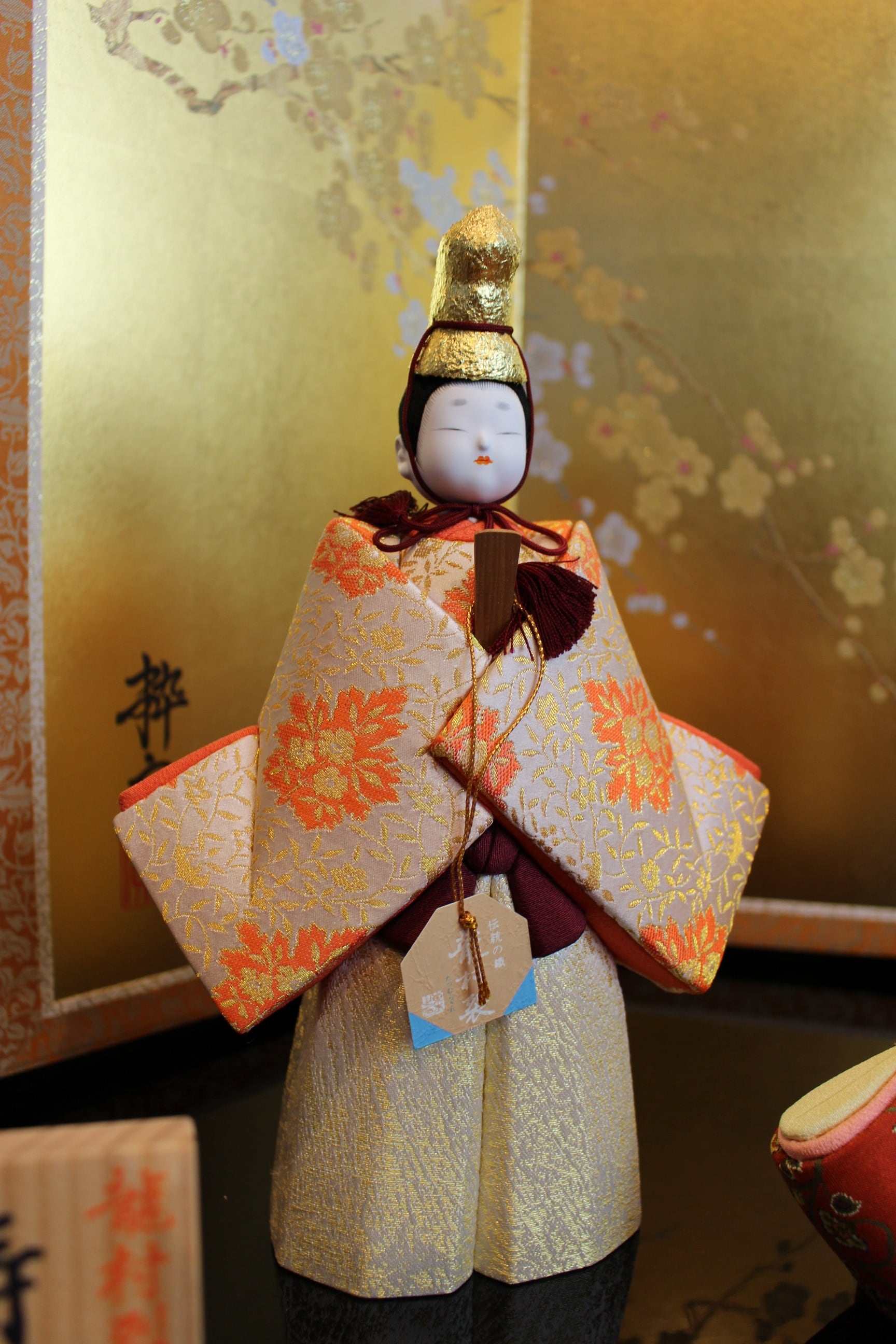 雛人形 木目込人形 賢一 立雛「寿々喜雛」祥 龍村裂 | SHIMADA DOLL 雛人形 木目込人形 賢一 立雛「寿々喜雛」祥 龍村裂 | SHIMADA DOLL
