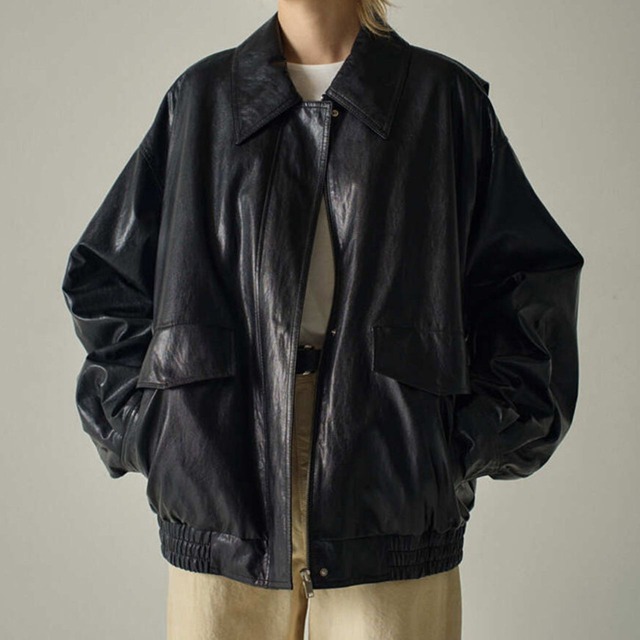Eco leather jacket A00146