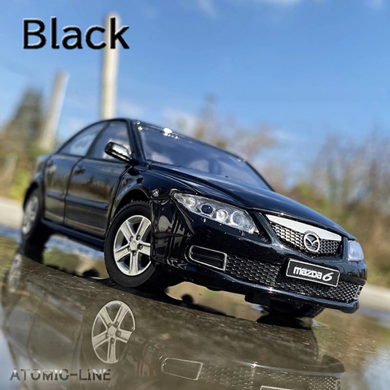 マツダ MAZDA6 1/32 ミニカー 全4色 ヘッドライト点灯 合金モデル 模型