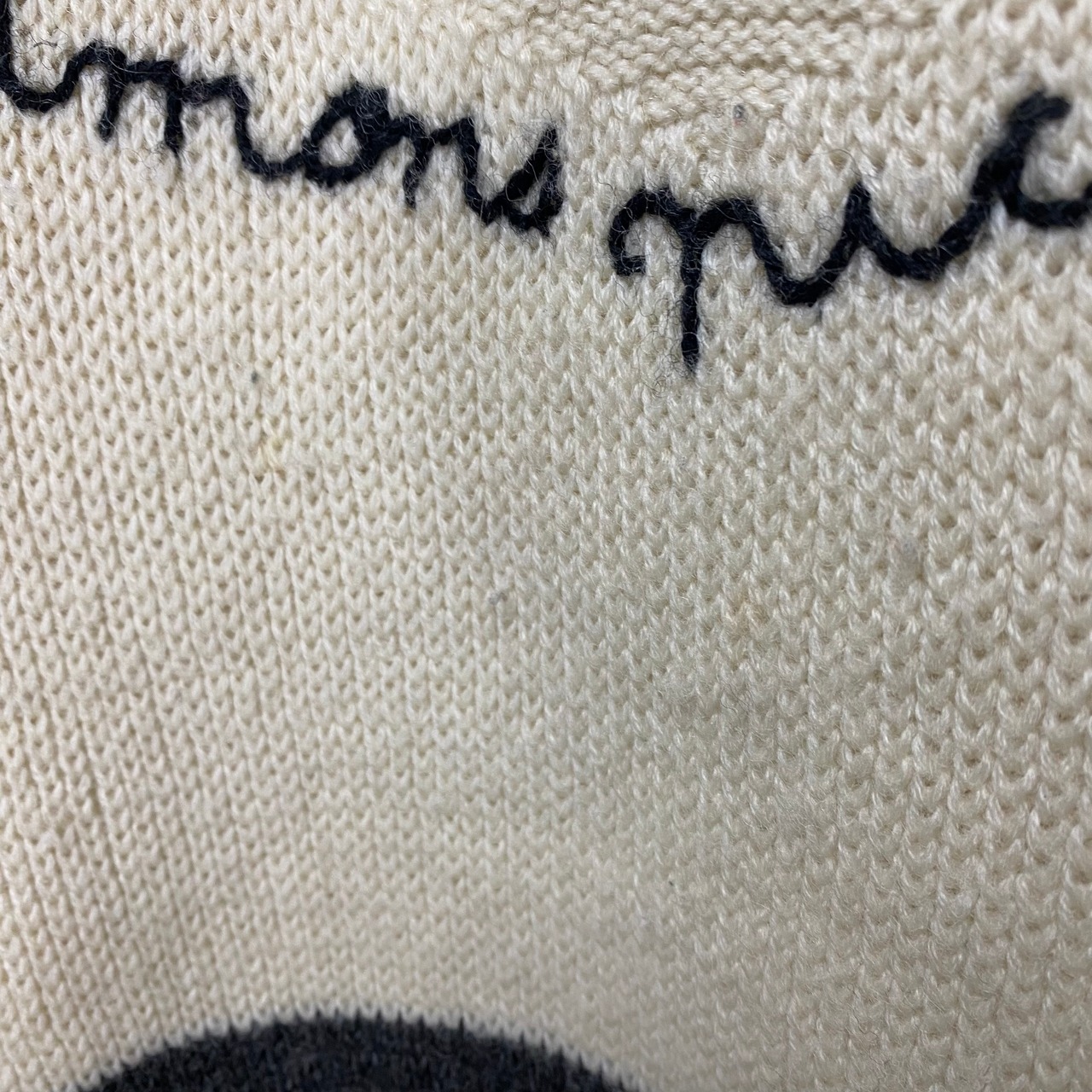 vintage NICOLE bicolor wool sweater