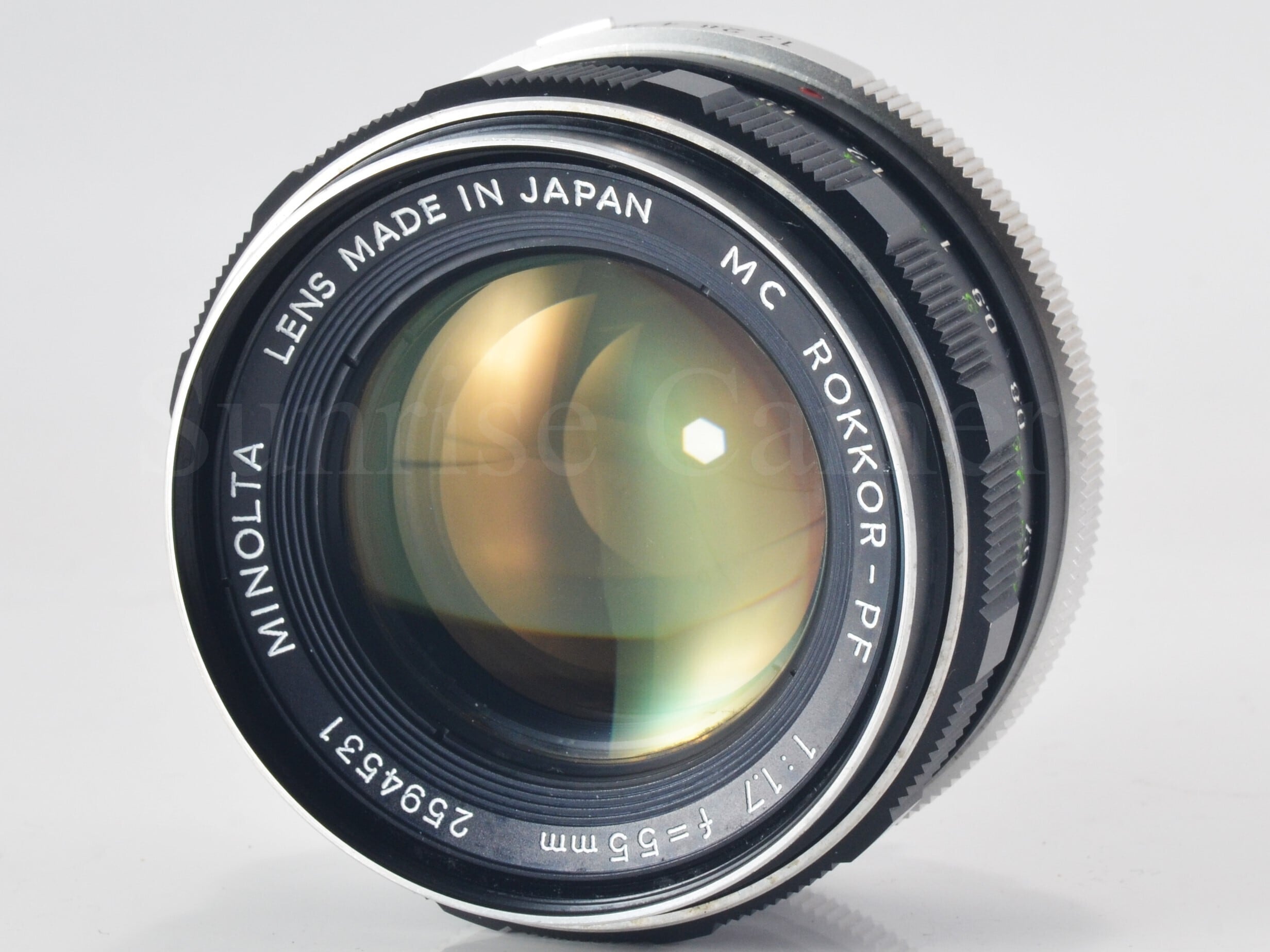 MINOLTA MC ROKKOR PF 55mm F1.7 整備済 ミノルタ 単焦点レンズ (55564