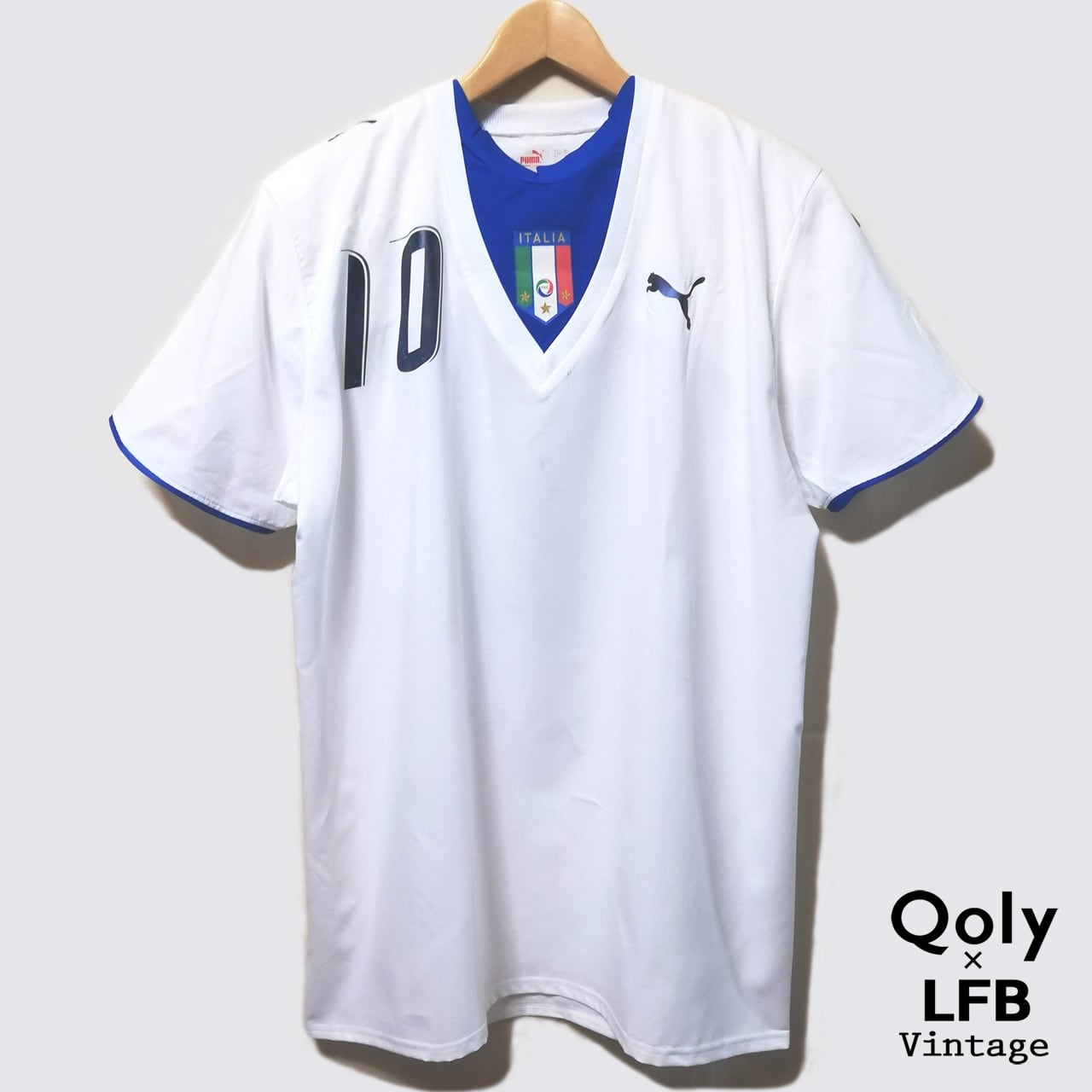 イタリア代表 2006 Puma 選手用 アウェイ半袖 ユニフォーム #10 TOTTI