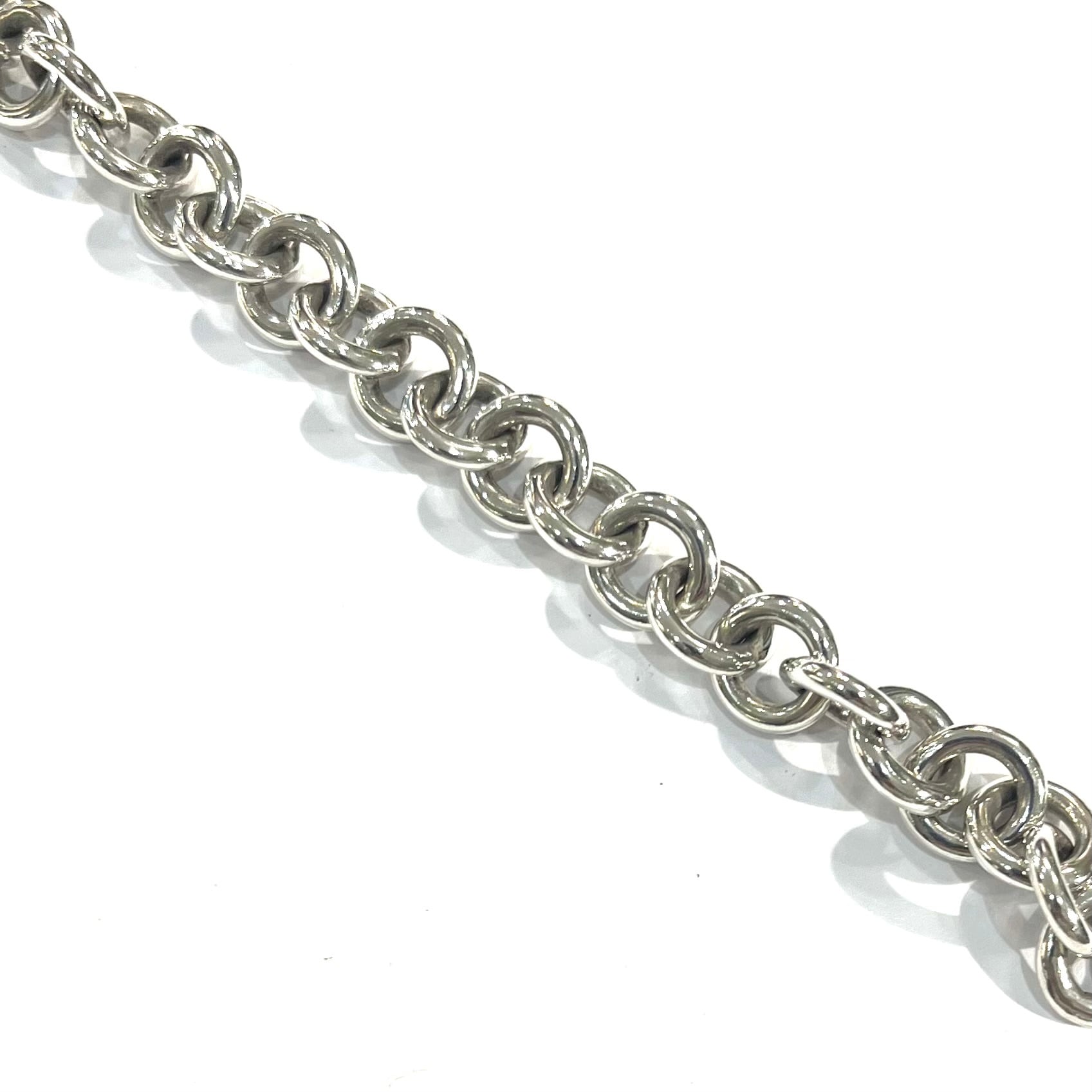 TIFFANY&CO.】2672 ティファニー ローマンクロスチャーム ブレスレット