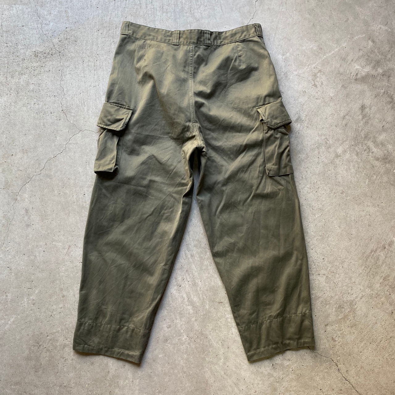 70年代 ビンテージ フランス軍 M-64 ユーロ カーゴパンツ ミリタリー 