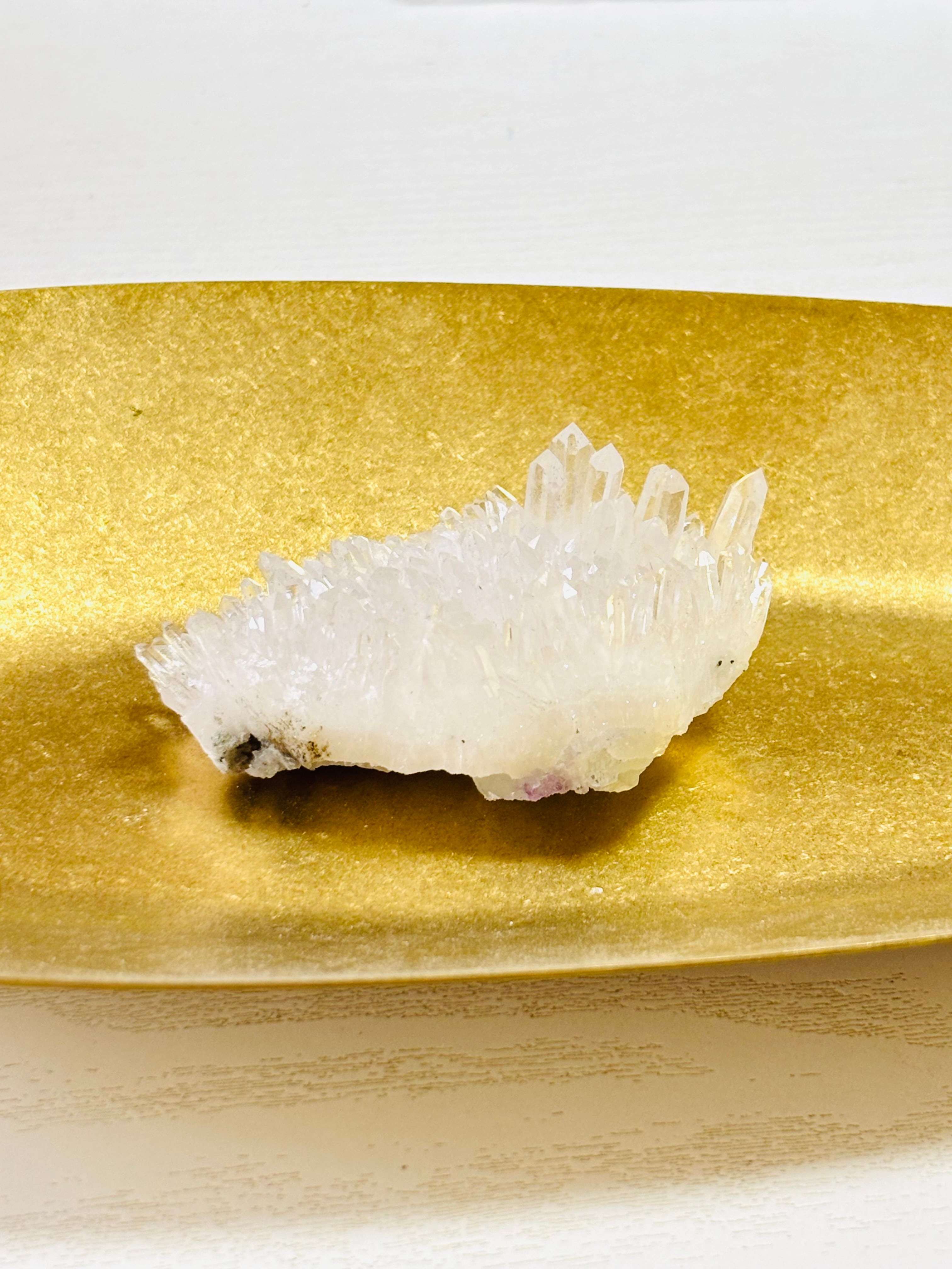 繊細結晶✴︎水晶クラスター(フローライト共生)
