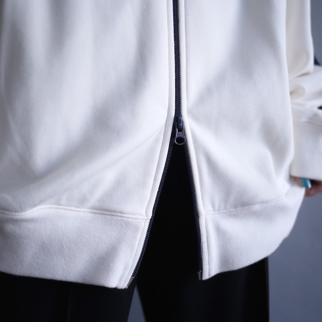 "NAUTICA" sleeve line design loose silhouette white track jacket