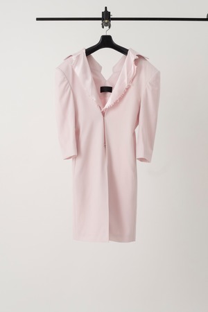 Droop Neck Long Tailored (pink)