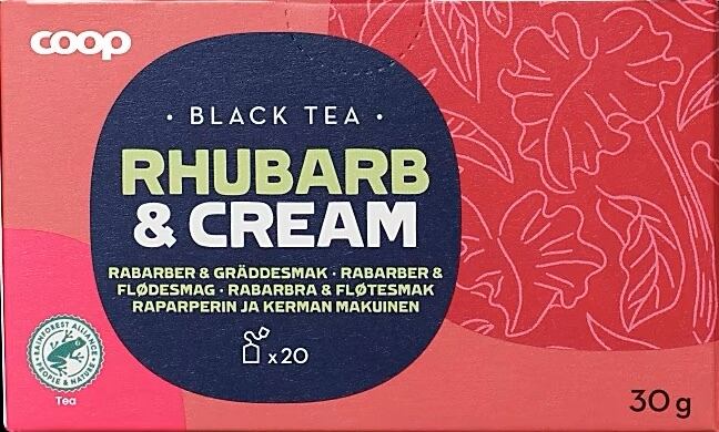 RABARBER GRÄDDE(ルバーブ クリーム)20 package × 1,5g COOP SVERIGE